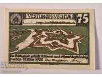 Germania notgeld 75 pfennig 1922 an Vechta