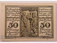 Германия notgeld 30  пфенига 1921 година Tegernsee