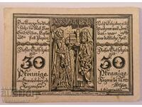 Германия notgeld 30  пфенига 1921 година Tegernsee