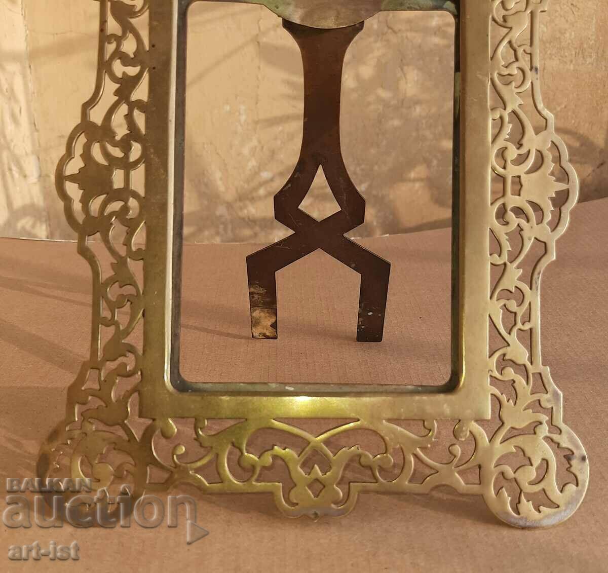 Auction Openwork bronze frame, Art Deco Auction Openwork bronze frame, Art Deco