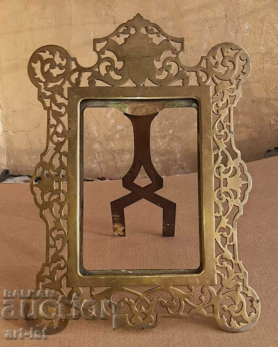Openwork bronze frame, Art Deco Openwork bronze frame, Art Deco