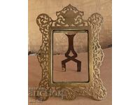 Openwork bronze frame, Art Deco