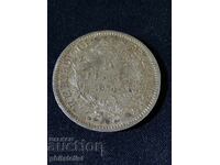 France 1874 - A - 5 francs - Silver coin