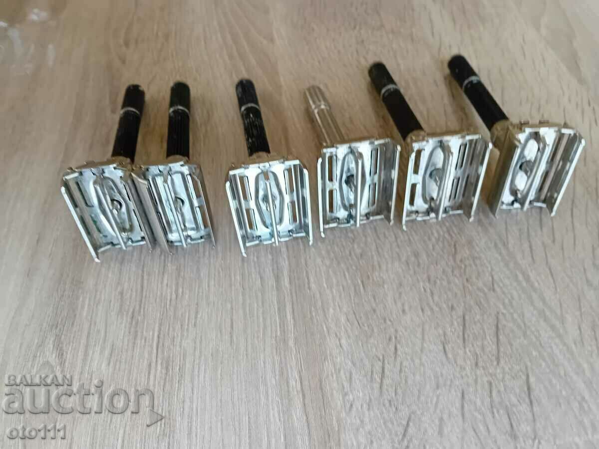 OLD RAZORS - GILLETTE - 6 pieces - 5 OLD RAZORS - GILLETTE - 6 pieces - 5