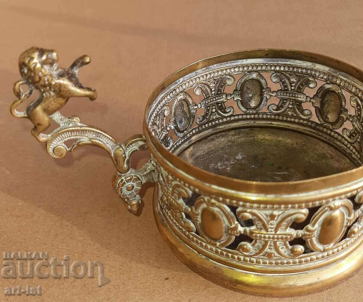 Openwork bronze vessel circa 1900. - 5 Openwork bronze vessel circa 1900. - 5