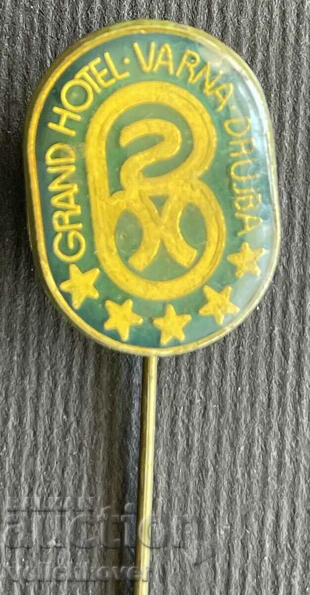 38044 Bulgaria sign Grand Hotel Varna Druzhba resort with price 4.00 BGN | € 2.05 38044 Bulgaria sign Grand Hotel Varna Druzhba resort with price 4.00 BGN | € 2.05