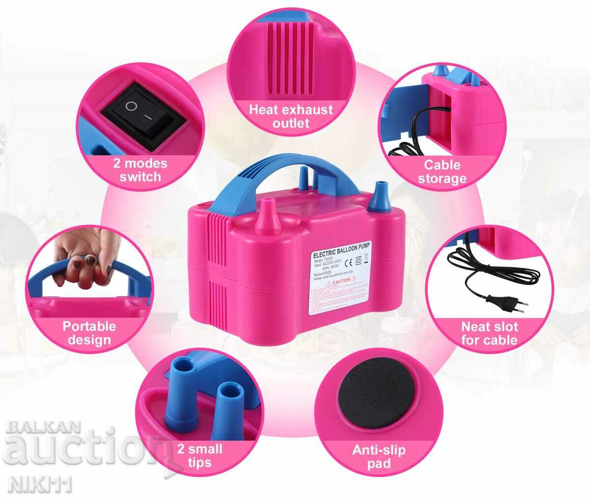 Electric balloon pump with two inflation modes - 5 Electric balloon pump with two inflation modes - 5