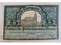 Germany notgeld 25 pfennig 1921 year Torgau