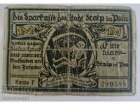 Γερμανία notgeld 1 Mark 1820 έτος Stolp