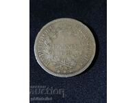 France 1849 BB - 5 francs - Silver coin