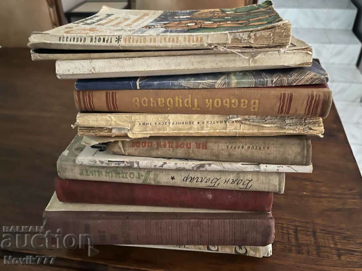 13 pcs. old books