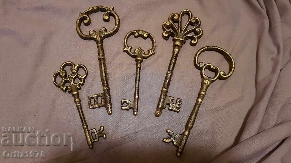 Huge cast iron keys.