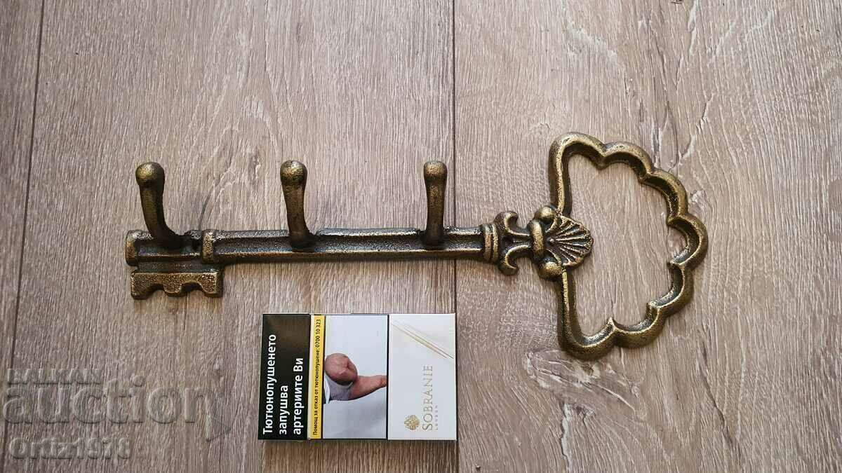 Large cast iron key, hanger. 32cm with price 42.00 BGN | € 21.47 Large cast iron key, hanger. 32cm with price 42.00 BGN | € 21.47