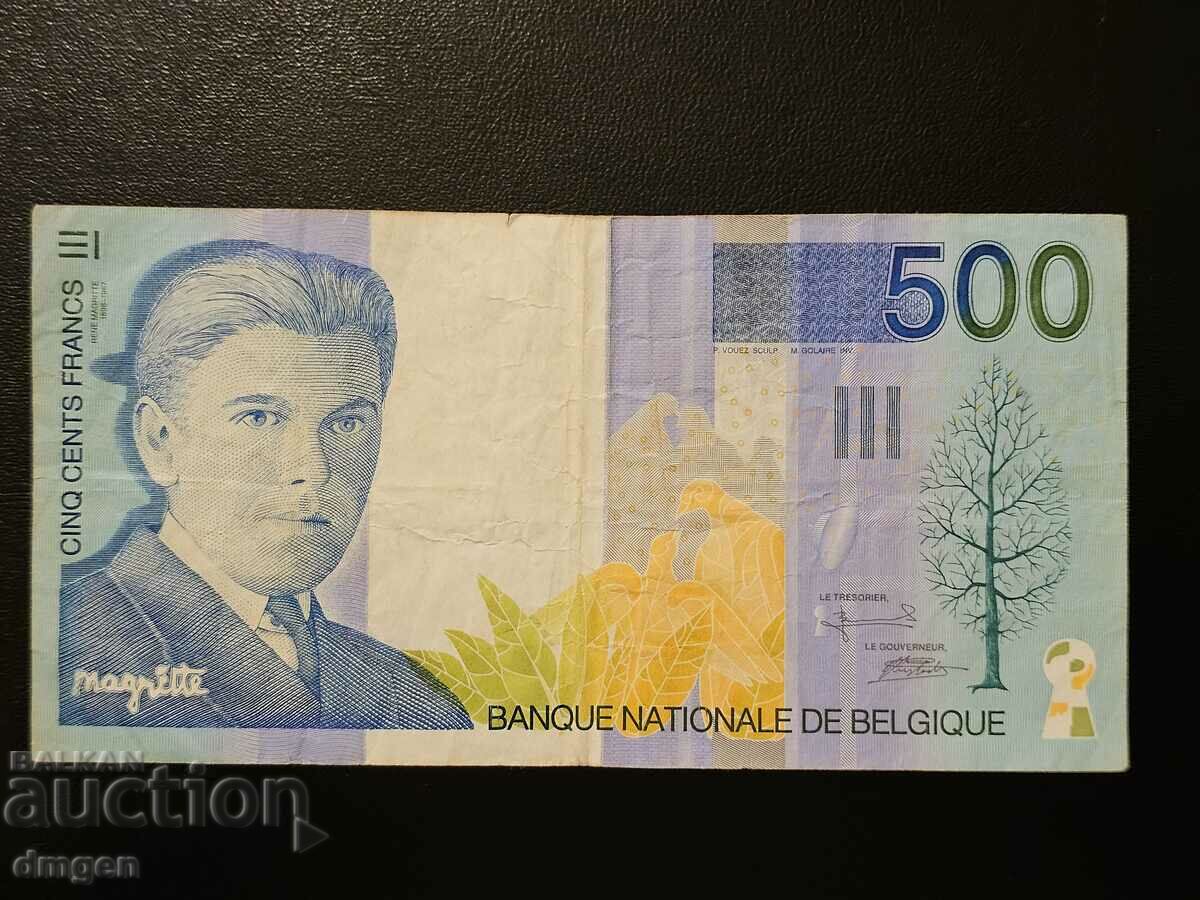 500 francs Belgium