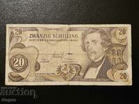 20 Schilling Austria 1967