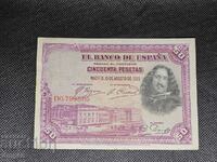 50 pesetas Spania 1928