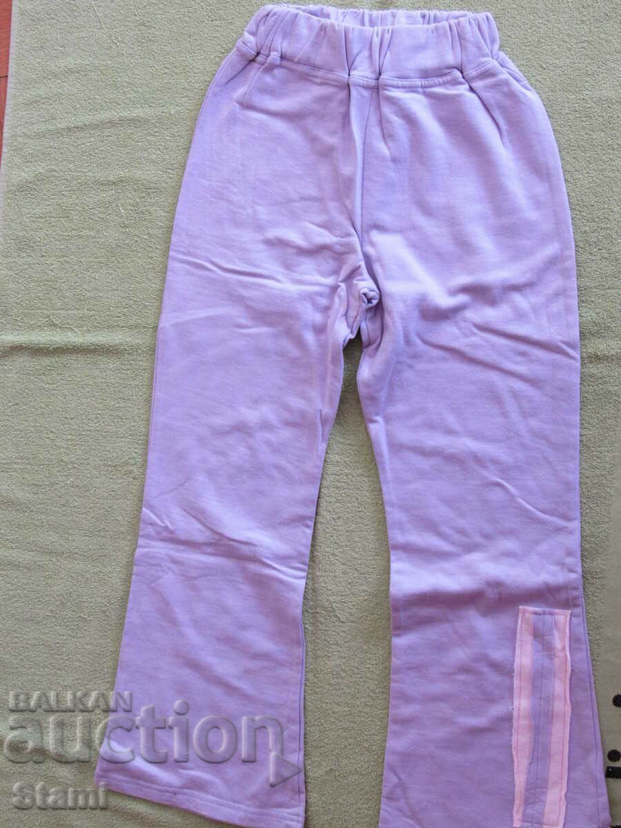 Анцуг за момиче цвят лилав, нов, размер 140 - 7 Анцуг за момиче цвят лилав, нов, размер 140 - 7