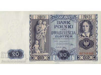 Poland 20 Zlotych 1936 Pick 77