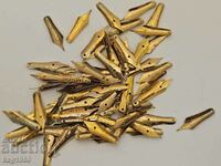 GOLD-PLATED LOT 300 PCS. WW2 GILT PEN NIPS