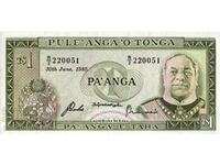 Tonga 1 Pa'anga 1989  Pick 19c Unc