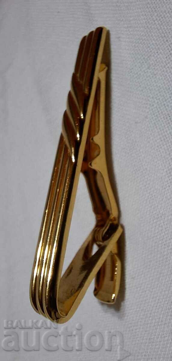 Livrarea Agrafă de cravată placată cu aur--Nina Ricci