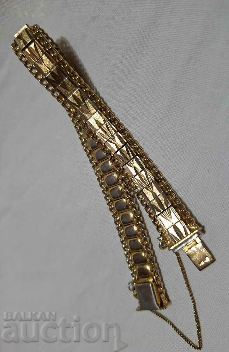 Vintage bracelet with gold plating - 7 Vintage bracelet with gold plating - 7