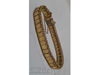 Vintage bracelet with gold plating