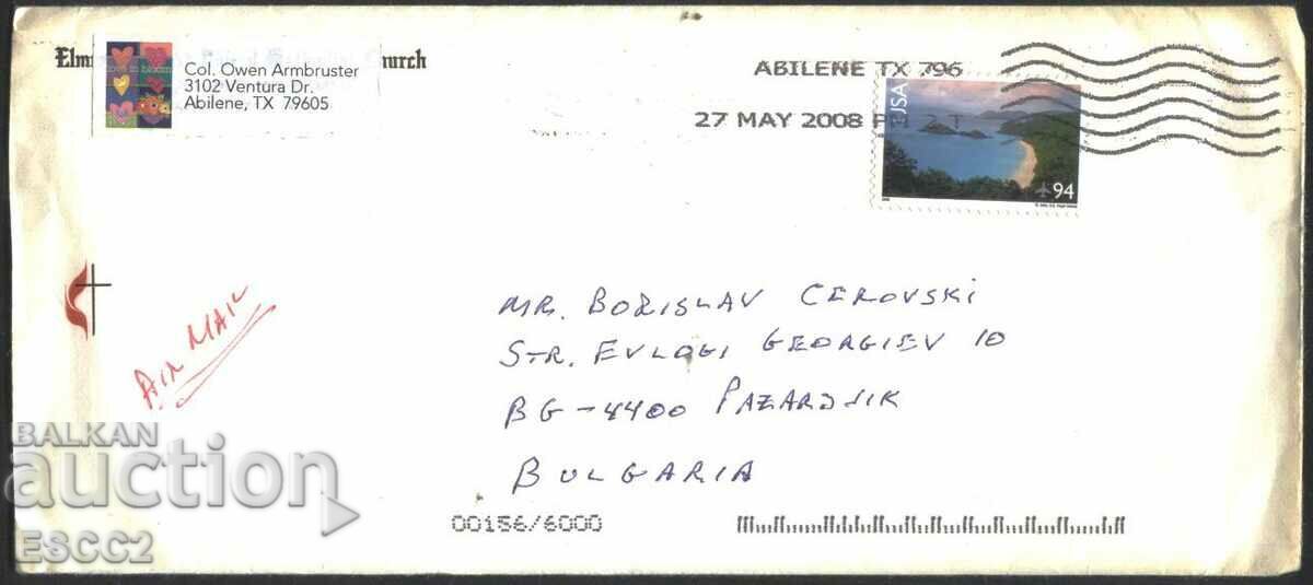 St. John Virgin Islands 2008 USA Stamped Travel Envelope