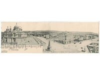 Bulgaria, Varna, Cathedral Church, double card, 1909