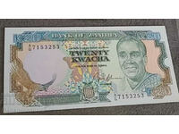 Zambia 20 Kwacha 1991 Pick 32b Ref 3253 Unc