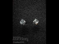 Earrings with Moissanite 3.5mm