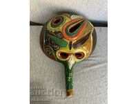 painted wooden mask