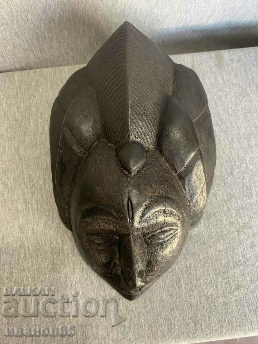 wooden African mask