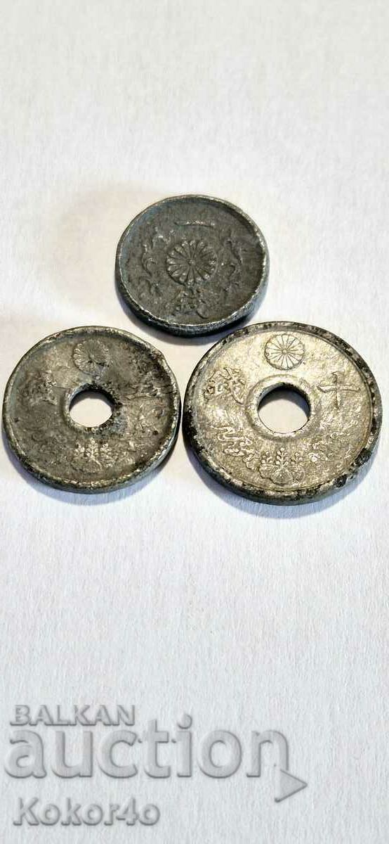 Japan war coins 1944