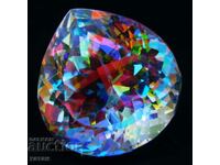 BZC! 59.15 ct natural mystic topaz cert OMGTL of 1 st.!