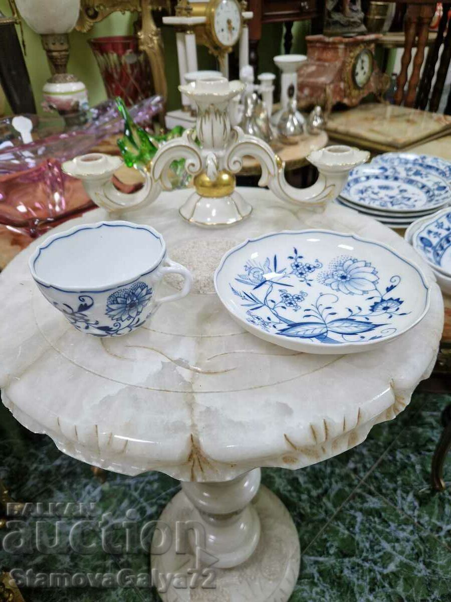 Delivery of Antique German Meissen Porcelain Double Set Delivery of Antique German Meissen Porcelain Double Set