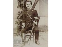 1910 PSV, SOLDIER Uniform, saber, checkers, ROYAL PHOTO, P.K.