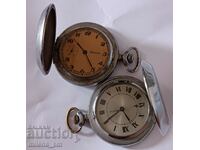 Lot of two zipper pocket watches, not working