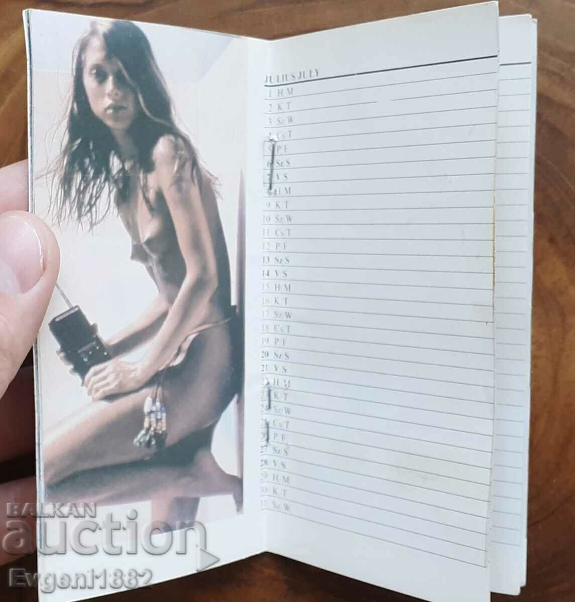 Articles erotic notebooks with calendars 1991 - 6 Articles erotic notebooks with calendars 1991 - 6
