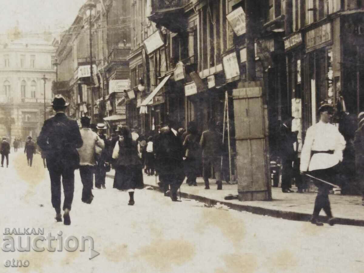 1925, Sofia Street, Targovska. Old royal postcard - 7 1925, Sofia Street, Targovska. Old royal postcard - 7