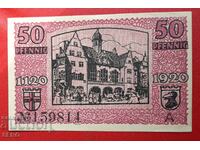 Banknote-Germany-Baden-Württemberg-Freiburg-50 pfennig 1920