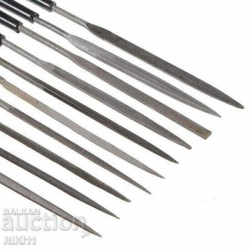 Auction  10 pcs. Mini files, small files, metal files