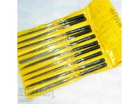 10 pcs. Mini files, small files, metal files