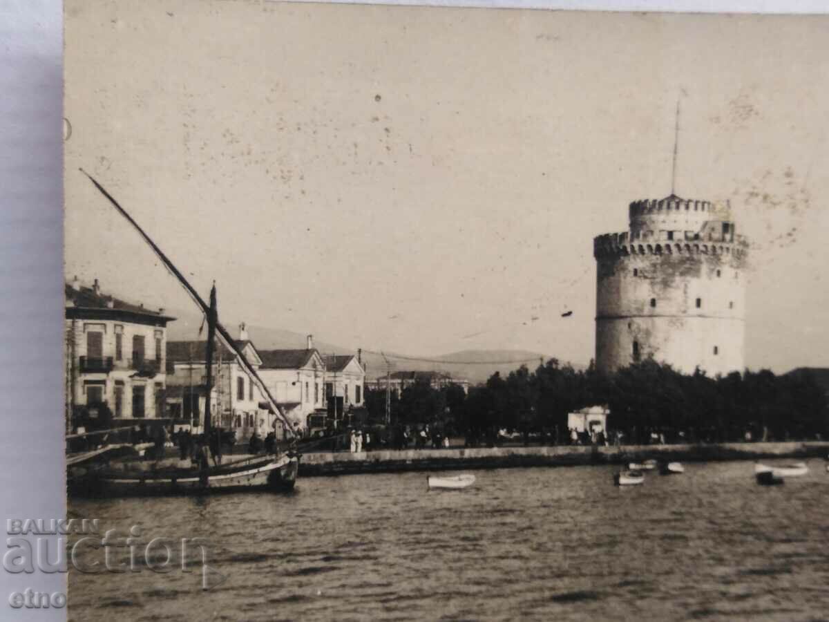 1924 THESSALONIKI, GREECE, Royal postcard with price 10.00 BGN | € 5.11 1924 THESSALONIKI, GREECE, Royal postcard with price 10.00 BGN | € 5.11