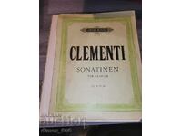 Clementi. Sonatas for keyboard. Op. 36, 37, 38 (with remark