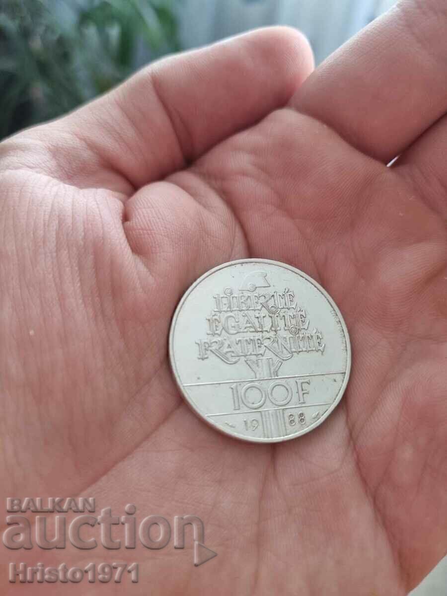 100 francs 1988 100 francs 1988