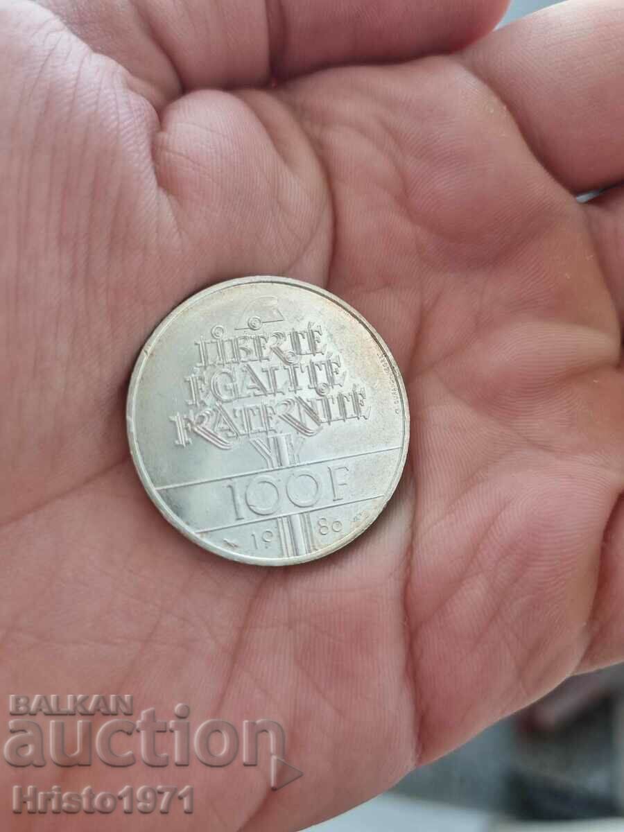 100 de franci 1986