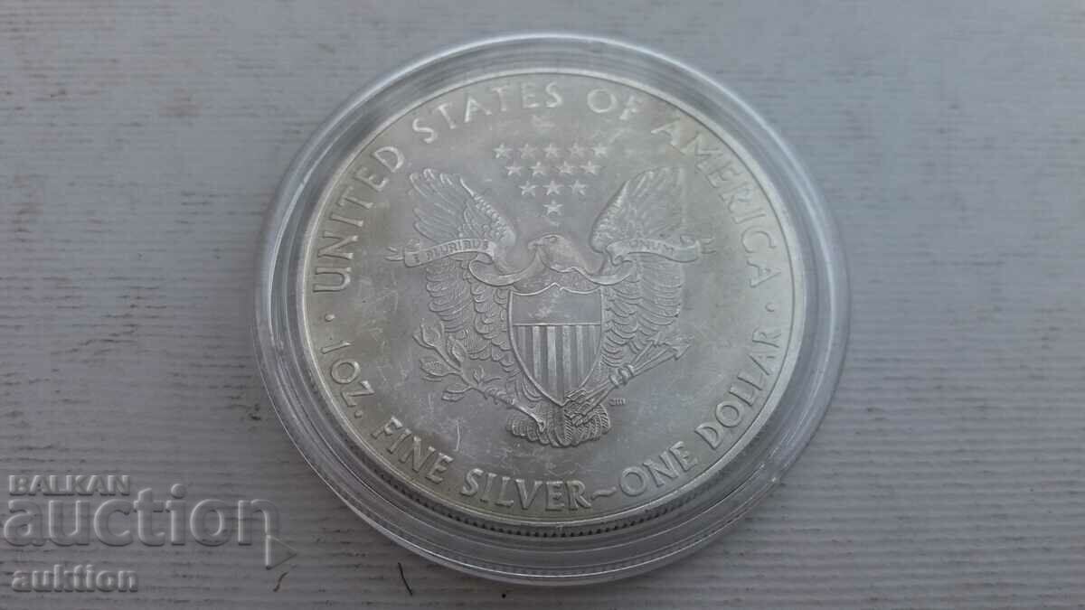 1 SILVER DOLLAR - PROOF 999, 1 OUNCE 2010 with price 149.99 BGN | € 76.69 1 SILVER DOLLAR - PROOF 999, 1 OUNCE 2010 with price 149.99 BGN | € 76.69