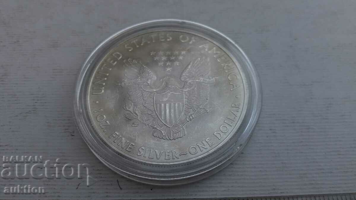 Auction 1 SILVER DOLLAR - PROOF 999, 1 OUNCE 2010 Auction 1 SILVER DOLLAR - PROOF 999, 1 OUNCE 2010