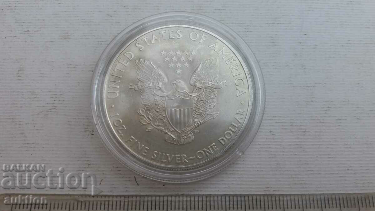 Delivery of 1 SILVER DOLLAR - PROOF 999, 1 OUNCE 2010 Delivery of 1 SILVER DOLLAR - PROOF 999, 1 OUNCE 2010